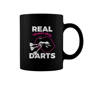 Funny Womens Darts Gift Female Amateur Pub Bar Dart Player Coffee Mug - Thegiftio UK