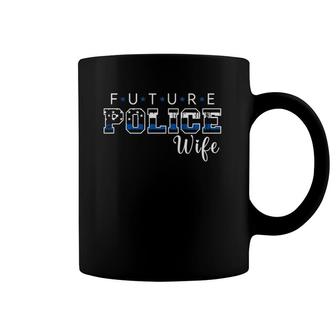 Future Police Wife Funny Fiance Coffee Mug | Mazezy
