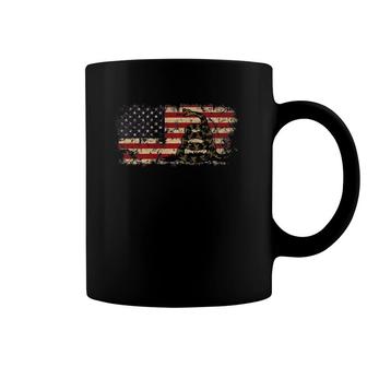 Gadsden Flag Snake America Usa Patriotic Vintage Gift Coffee Mug | Mazezy