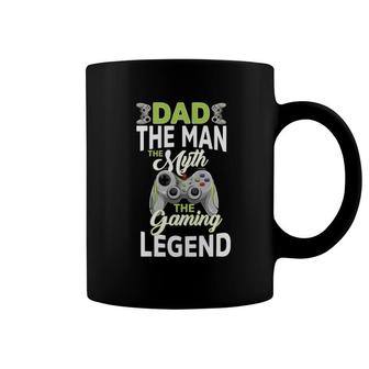 Gamer Dad The Man The Myth Gaming Legend Father's Day Men Coffee Mug | Mazezy
