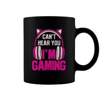 Gamer Girl Gaming I Can't Hear You I'm Gaming Video Games Coffee Mug | Mazezy