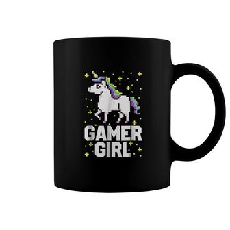 Gamer Girl Unicorn Video Game Cute Gift Coffee Mug | Mazezy