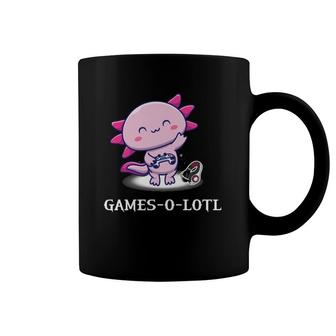 Gamesolotl Gamer Axolotl Video Games Coffee Mug | Mazezy