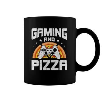 Gaming And Pizza Video Gamer Gaming Coffee Mug | Mazezy
