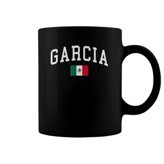 Garcia Mexico Flag Last Name Gift Tee Coffee Mug | Mazezy