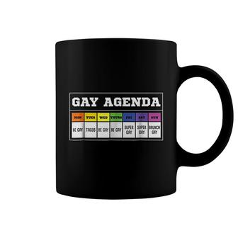 Gay Agenda Funny Lgbt Coffee Mug | Mazezy
