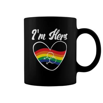 Gay Couple Gifts Matching Lgbt I'm Hers Gay Pride Coffee Mug | Mazezy
