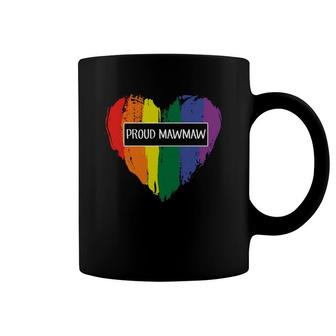 Gay Month Heart Proud Mawmaw Coffee Mug | Mazezy