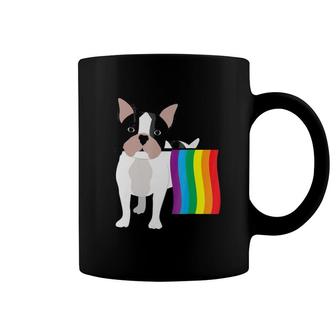 Gay Pride French Bulldog Coffee Mug | Mazezy