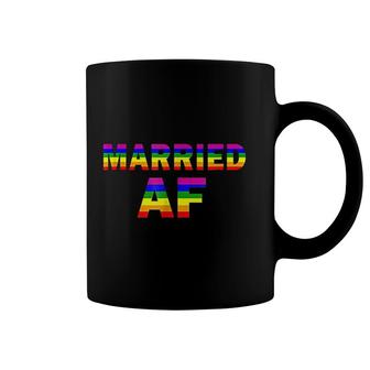 Gay Pride Married Af Marriage Equality Coffee Mug | Mazezy