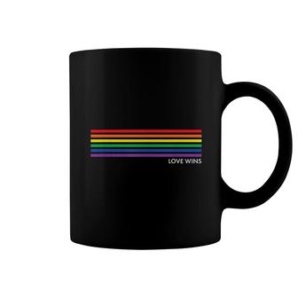 Gay Pride Rainbow Equality Gift Coffee Mug | Mazezy