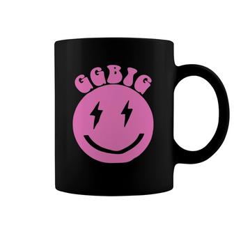 Gbig Big Little Sorority Reveal Smily Face Funny Cute Gg Big Coffee Mug | Mazezy