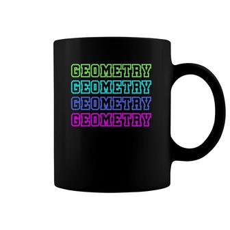 Geometry Math Teacher Design Teacher Costume Coffee Mug | Mazezy
