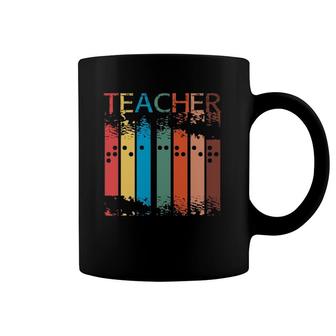 Gifts For Teacher Of The Visually Impaired Tvi Braille Coffee Mug | Mazezy