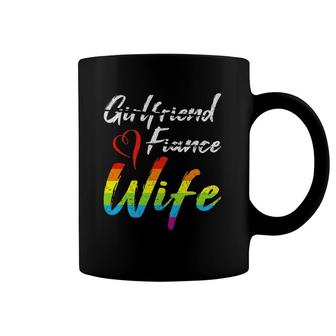 Girlfriend Fiance Wife Wedding Anniversary Lgbtq Community Coffee Mug | Mazezy