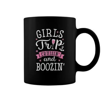 Girls Trip Cruisin And Boozin Cruise Drinking Coffee Mug - Thegiftio UK