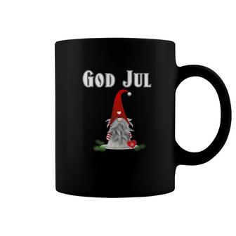 God Jul Swedish Merry Christmas Sweden Tomte Gnome Coffee Mug - Thegiftio UK