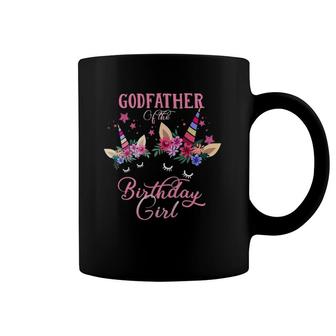 Godfather Of The Birthday Girl Unicorn S Coffee Mug | Mazezy