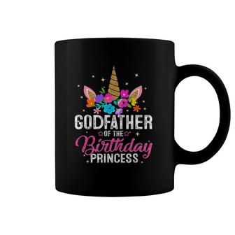 Godfather Of The Birthday Princess Funny Unicorn Birthday Coffee Mug | Mazezy