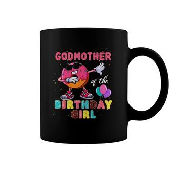 Godmother Of The Birthday Girl S Donut Dab Birthday Coffee Mug | Mazezy