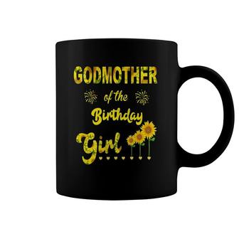 Godmother Of The Birthday Girl Sunflower Version Coffee Mug | Mazezy