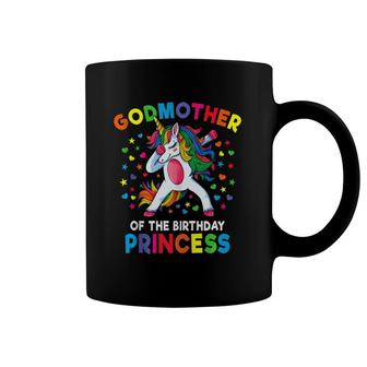Godmother Of The Birthday Princess Dabbing Unicorn Party Coffee Mug | Mazezy AU