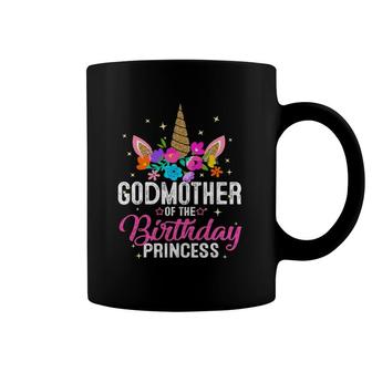 Godmother Of The Birthday Princess Funny Unicorn Birthday Coffee Mug | Mazezy