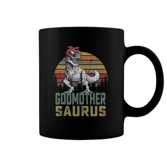 Godmothersaurusrex Dinosaur Godmother Saurus Mothers Day Coffee Mug | Mazezy