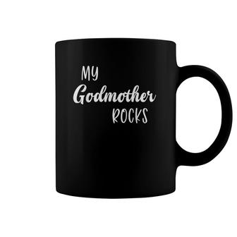 Godparent My Godmother Rocks Funny Kids Coffee Mug | Mazezy