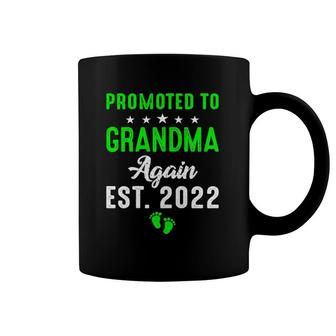Going To Be A Grandma Again Promoted To Grandma Again 2022 Coffee Mug | Mazezy