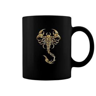 Golden Scorpion Coffee Mug | Mazezy