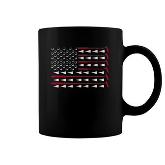 Golf Club Usa Flag Patriotic American Golfer Pride Golf Coffee Mug | Mazezy