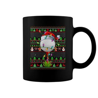 Golf Sports Family Matching Santa Ugly Golf Christmas Coffee Mug | Mazezy