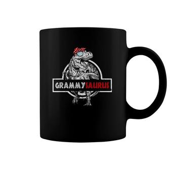 Grammysaurusrex Dinosaur Funny Mama Saurus Family Coffee Mug | Mazezy CA