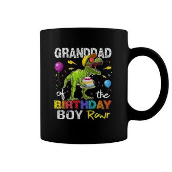 Granddad Of The Birthday Boy Granddad Dinosaur Coffee Mug | Mazezy