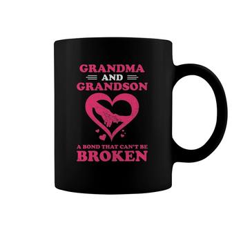 Grandma And Grandson A Bond That Can't Be Broken Grandmother Coffee Mug | Mazezy
