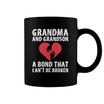 Grandma And Grandson Bond That Can't Be Broken Grandmother Coffee Mug | Mazezy