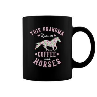 Grandma Coffee And Horse Lover Gift Grandmother Equestrian Coffee Mug | Mazezy
