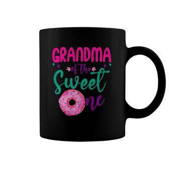 Grandma Of Sweet One 1St B-Day Party Matching Family Donut Premium Coffee Mug | Mazezy