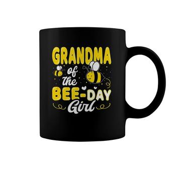 Grandma Of The Bee Day Girl Hive Party Matching Birthday Tank Top Coffee Mug | Mazezy