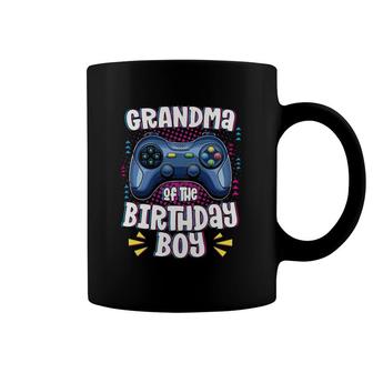 Grandma Of The Birthday Boy Matching Gamer Birthday Party Coffee Mug | Mazezy