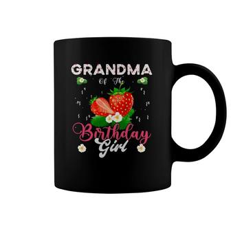 Grandma Of The Birthday Girls Strawberry Theme Party Coffee Mug