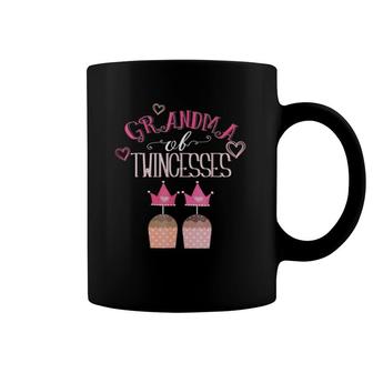 Grandma Of Twin Girls Twincesses Gift Grandmother Coffee Mug | Mazezy