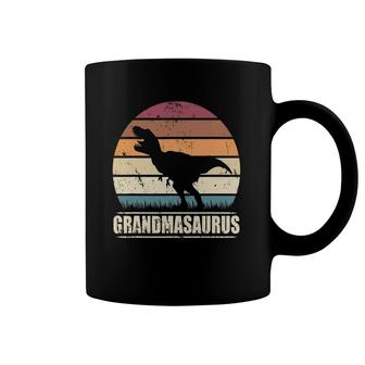 Grandma Saurus Rex Dinosaur Grandmother Grandmasaurus Coffee Mug | Mazezy