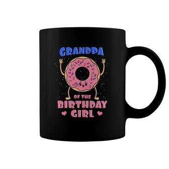 Grandpa Of The Birthday Girl Donut Bday Party Grandfather Coffee Mug | Mazezy