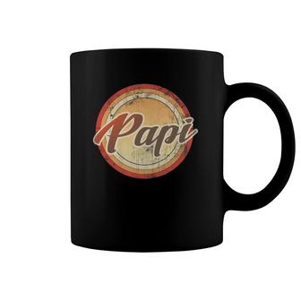 Graphic 365 Papi Vintage Retro Fathers Day Funny Men Gift Coffee Mug | Mazezy