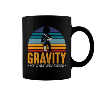 Gravity Only Weakness Broken Leg Injury Get Well Soon Coffee Mug | Mazezy