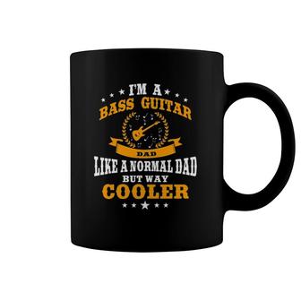 Great Bass Player Dad Gift Bass Guitar Coffee Mug | Mazezy