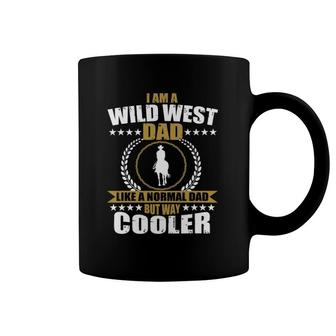 Great Wild West Dad Cowboy Design Western Country Men Coffee Mug | Mazezy