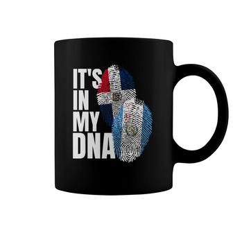 Guatemalan And Dominican Mix Dna Flag Heritage Coffee Mug | Mazezy